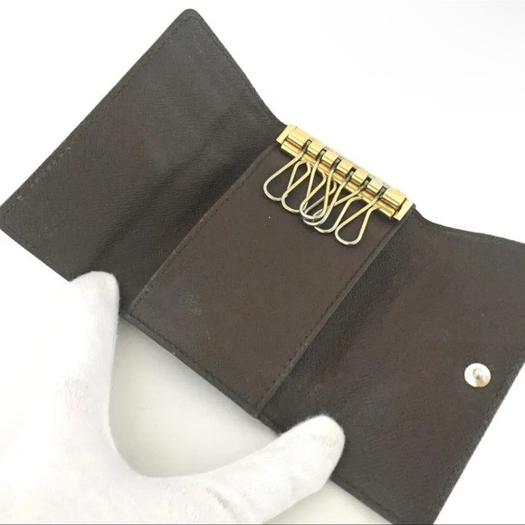 AUTH Louis Vuitton Damier 6 Ring Key Card Case - Picture 5 of 7